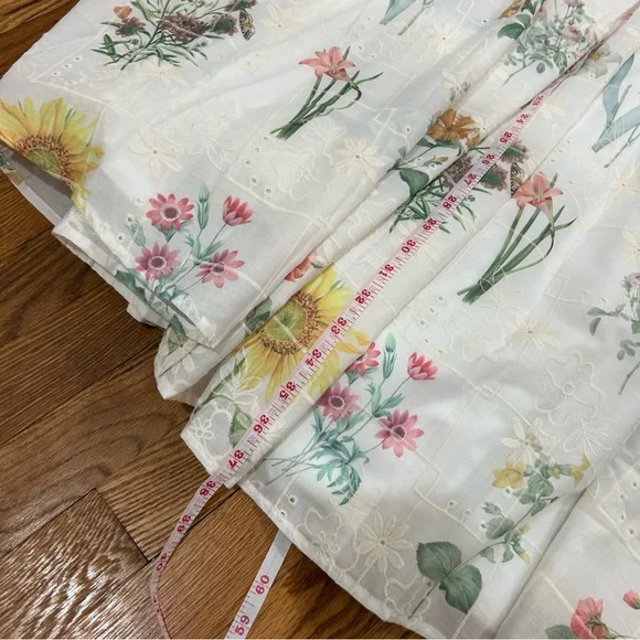 MABLE Floral Eyelet Maxi Skirt – Size M - Picture 5 of 7